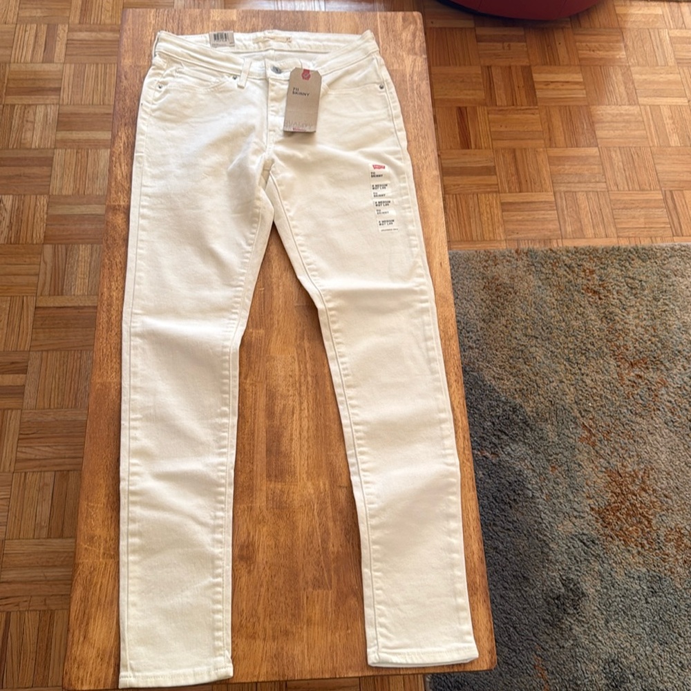 Levi's Women's Crisp White Skinny Jeans